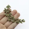 WYSIWYG 2pcs 87x38mm Pendant Branch Branch Leaf Charm Pendants For Jewelry Making Antique Silver Color Big Branch Charm ► Photo 3/3