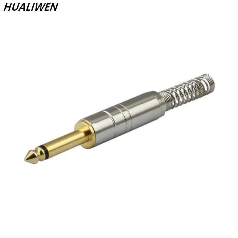 6.35 Single-Channel Welding Male 6.5 Large Two-Core Guitar Plug Mixer Cable | Электроника