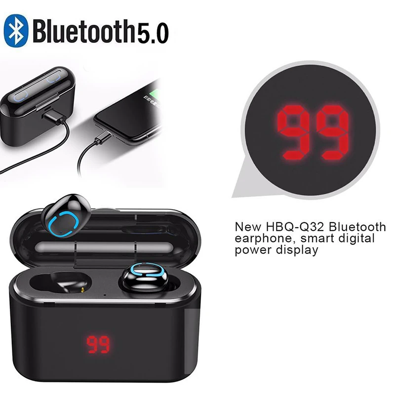 TWS беспроводной Bluetooth 5,0 наушники стерео звук вызов наушники зарядный чехол стабильная без труда сопряжение большой аккумулятор звук
