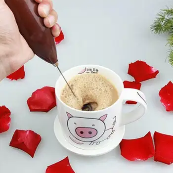 

1pcs Coffee Blender Milk Drink Whisk Mixer Electric Beater Cooking Stirrer Handle Egg Foamer Frother Tool Practical Mini Ki A8P2