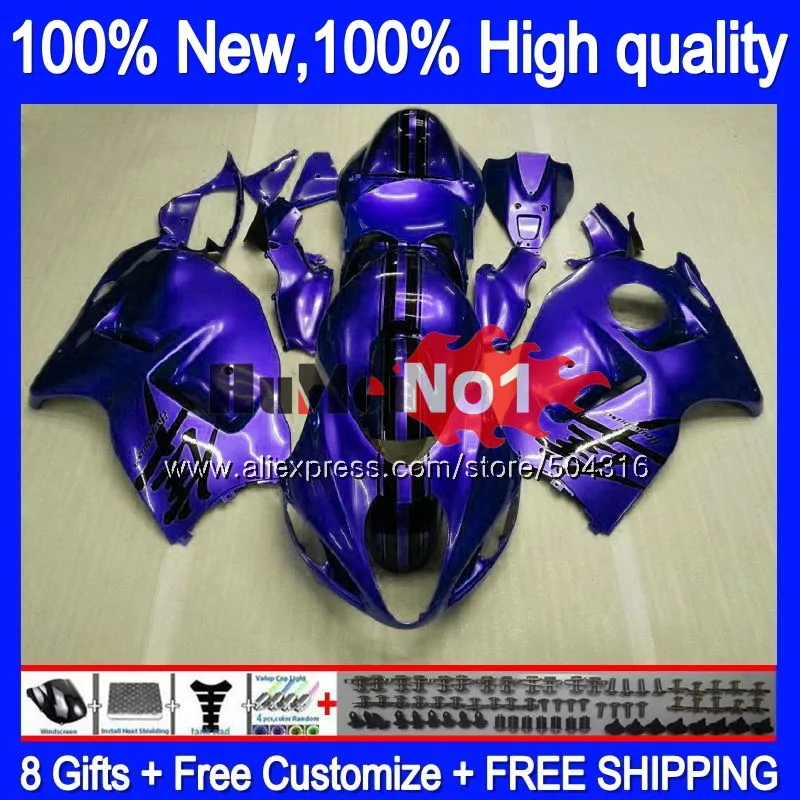 Hayabusa For SUZUKI GSX-R1300 1996 1997 1998 99 00 01 27MC.137 Hot blue GSXR 1300 GSXR1300 96 97 98 1999 2000 2001 Fairings