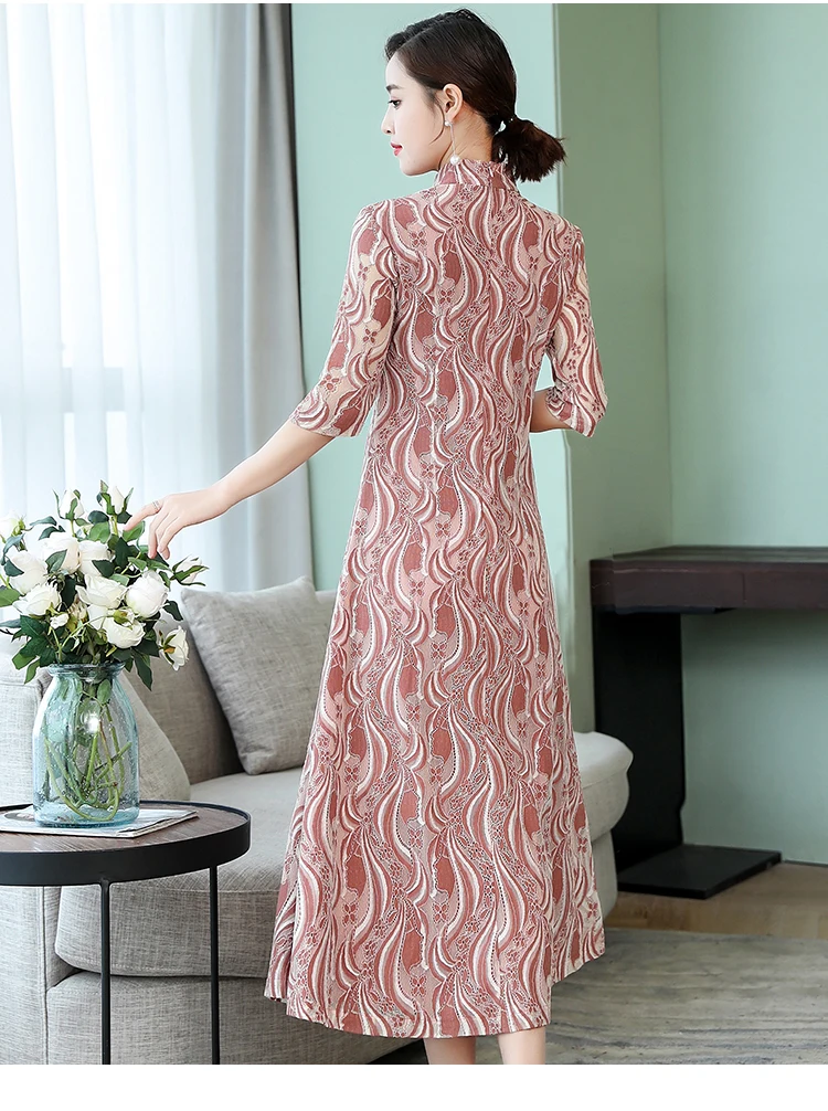 Cheongsam современное вьетнамское аозай китайское женское платье