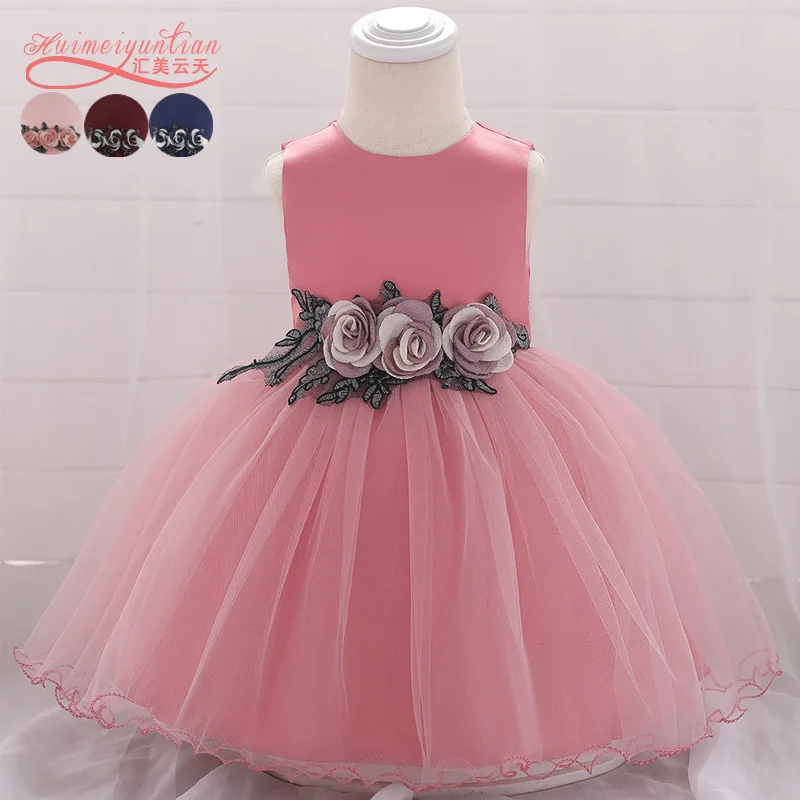 Платья невесты для маленьких детей; коллекция года; AliExpress; стиль; платье принцессы для малышей газовое платье с бантом и цветочным узором детское платье