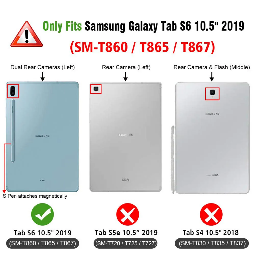 Чехол для Samsung Galaxy Tab S6 10,5 SM-T860 T865, детская сверхмощная Защитная крышка вращающаяся подставка/ремешок на руку+ плечевой ремень