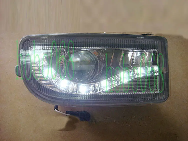 Подходит для Toyota Land Cruiser 4700 FJ100 1998-2007 автомобильный противотуманный фонарь с светодиодный линзой 2 шт