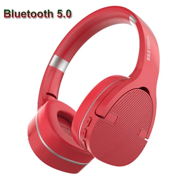 

Wireless Bluetooth 5.0 headphone Foldable Stereo Music Headset with MIC for Handsfree Support TF Card AUX Birthday Gift