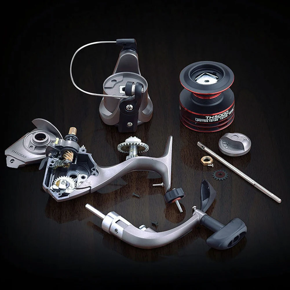 Rolamento de Alta Metal tipo ht Velocidade Cabeça Spining Carretel Silencioso Anti Reverso Constante Suave Pesca Pancing Roda N28 5 Carretilhas de pesca