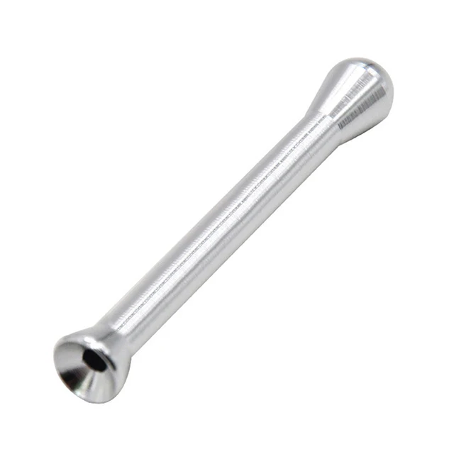 1pc Aluminum Alloy Snuff Straw Sniffer Snorter Nasal Smoking Pipe