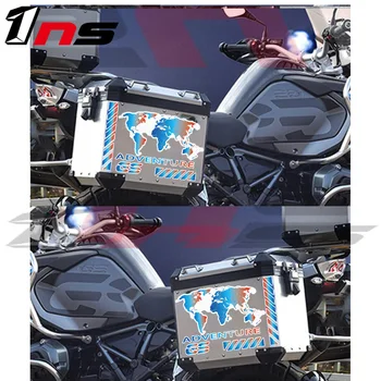 

The New Motorcycle Side Box Case Panniers Luggage Aluminium Stickers For BMW R1200GS R1250GS F750GS F700GS F750GS F850GS F800GS