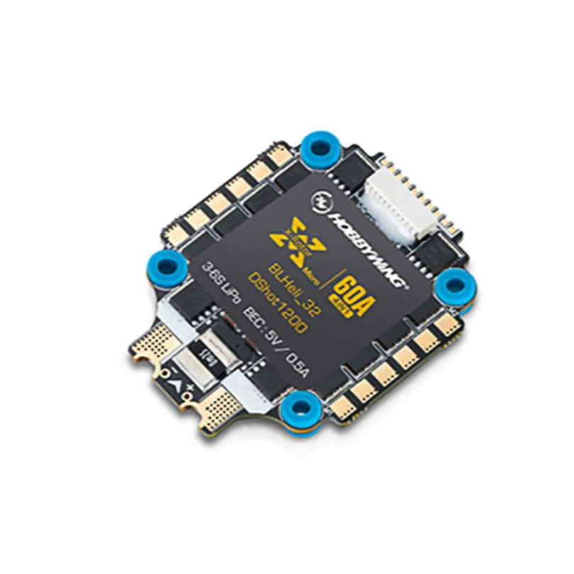 HobbyWing XRotor Micro 60A 4 в 1 5V BEC выход 3 6S Lipo BLHeli 32 DShot1200 встроенный ESC для DIY