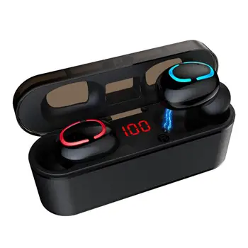 

TWS Bluetooth 5.0 Ear Hook TWS Bluetooth 5.0 Earphone IPX5 Waterproof Wireless In-Ear Sport Earphone for iPhone Xiaomi Huawei
