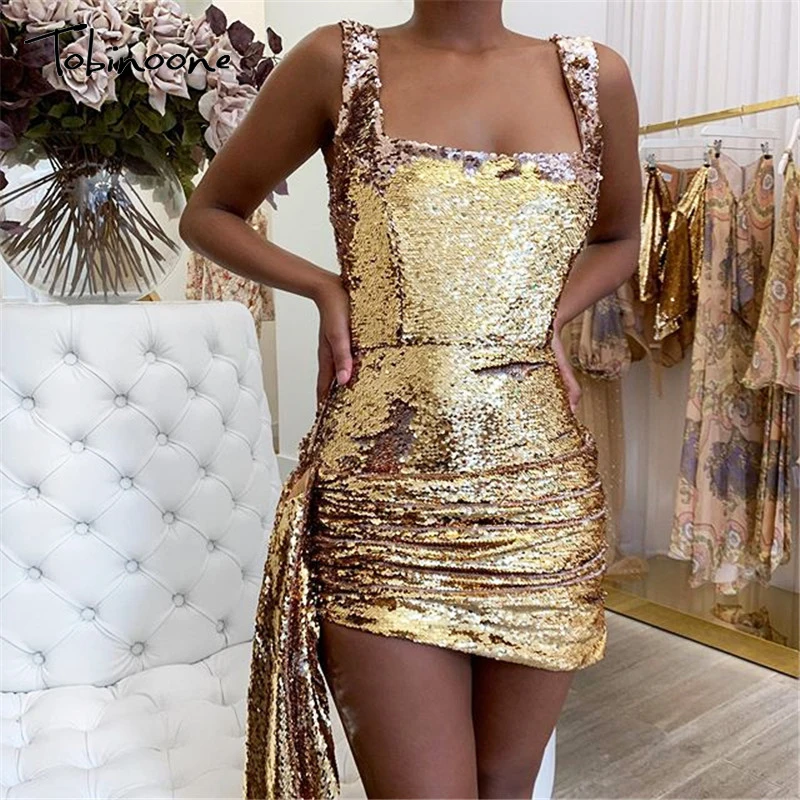 Most Popular iVTqP Tobinoone sequin sleeveless mini dress sexy square collar backless mesh dress sexy club high wasit party dress women 2019 Most Popular iVTqP Tobinoone sequin sleeveless mini dress sexy square collar backless mesh dress sexy club high wasit party dress women 2019