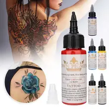 Пигмент 30 мл полу-Перманентная Татуировка пигмент длительнего действия чернила татуировки чернила вспомогательное средство чернил для татуажа, пигмент для мануального татуажа бровей