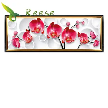 

Diy Full Resin Round Diamond Painting Rhinestones Embroidery Kit Moth Orchid Modern Oils Flower Mosaic Decor As Good Hobby Gift