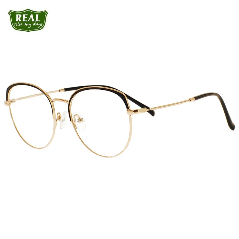 

Реальная оптовая продажа, красивый дизайн, винтажная металлическая оправа для очков «кошачий глаз», Женская оптическая оправа GRS3644