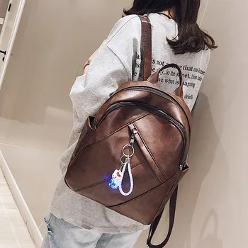 

2020 Women's Shoulder Bag Casual Fashion Shoulder Bag Retro Minimalist Shoulder Backpack Travel Bag