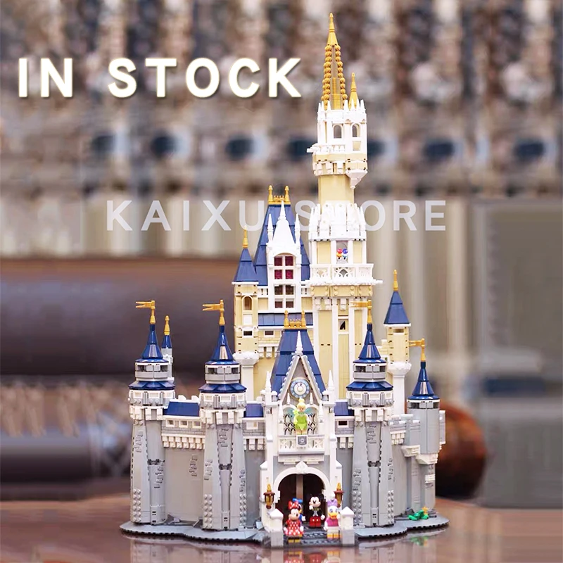 В наличии Lepinblocks строительные блоки кирпичи 16008 совместимы с Legoinglys Disneys Castle 71040 71044