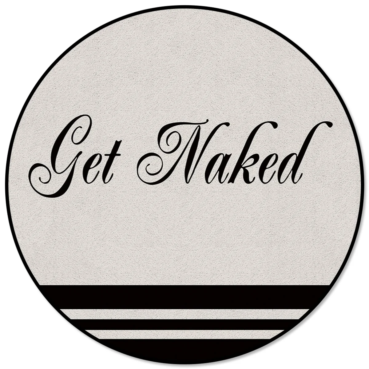 Get Naked Simple Stripe Round Rug Carpets for Living Room Decor Rugs Kids Room Rugs for Bedroom Area Rug Modern Mats
