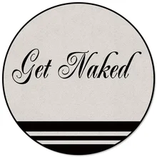 Get Naked Simple Stripe Round Rug Carpets for Living Room Decor Rugs Kids Room Rugs for Bedroom Area Rug Modern Mats