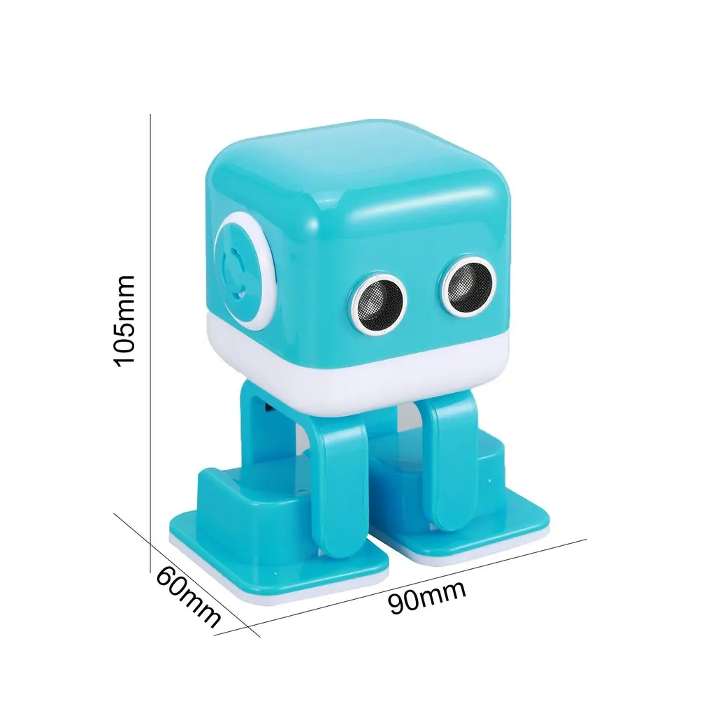 WLtoys Cubee F9 интеллектуальный мини-робот для ходьбы, музыкальный танцевальный светильник, детская игрушка, программирование, приложение, дистанционное управление, препятствие, авои танец