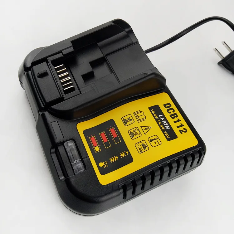 Универсальное литий-ионное зарядное устройство для Dewalt DCB105 DCB015 DCB105 Быстрая зарядка 10,8 В 14,4 в 18 в EU/US/UK вилка