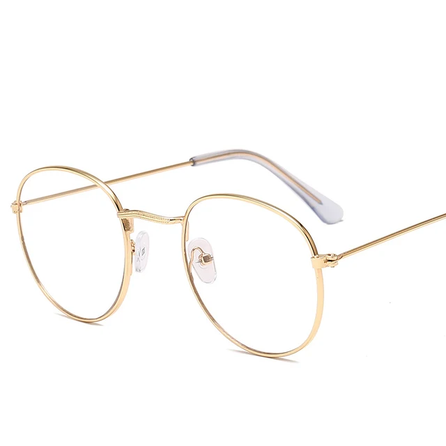 LeonLion 2021 Fashion Retro Sunglasses Men Round Vintage Glasses for Men/Women Luxury Sunglasses Men Small Lunette Soleil Homme Gold-T