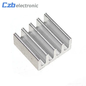 

10pcs 8.8x8.8x5mm Extruded Aluminum heatsink heat sink for Electronic Chip VGA RAM LED IC radiator COOLER cooling