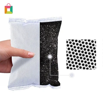 

2Pcs Shoes Deodorize Filter Tank Filtration Charcoal Bag Smelly Removing Activated Carbon Closets Refrigerator Deodorant Cozy