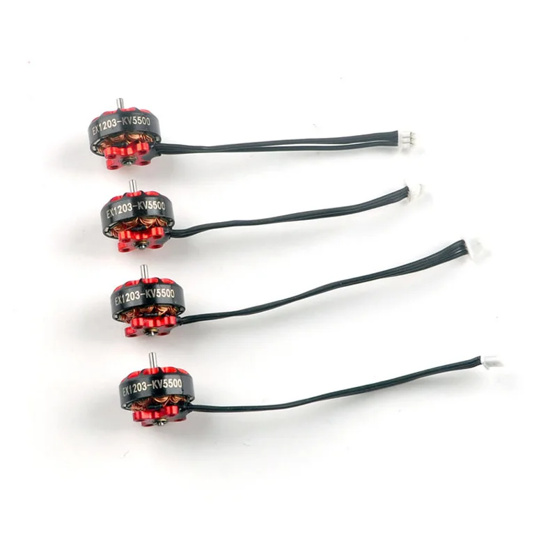 

2Pairs Happymodel EX1203 1203 5500KV 2-4S / 6200KV 2-3S Brushless Motor for Larva X HD FPV Racing Drone Model Accesories