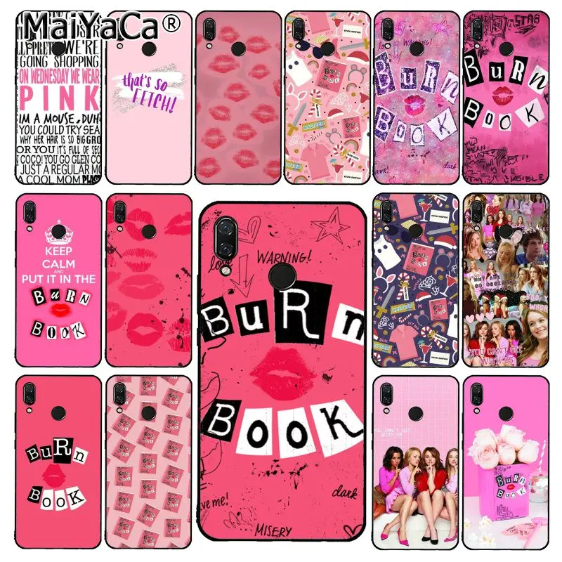 Чехол для телефона MaiYaCa Burn Book Mean Girls Kiss Hot Fashion Xiaomi Redmi8 4X 6A 9 8A note pro 5Plus Note4 5 7 Note8Pro |