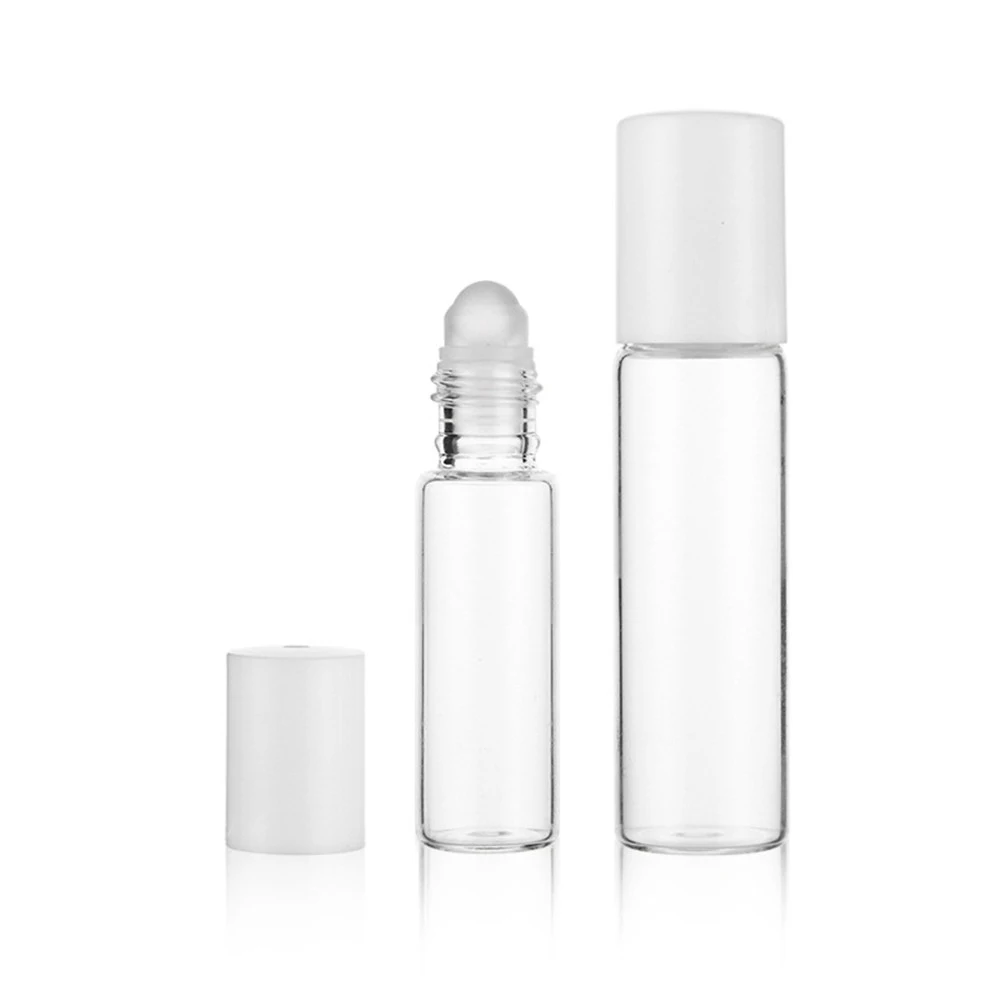 EssentialOilRollerBottles10ml5mlTransparentGlassRollOnBottle