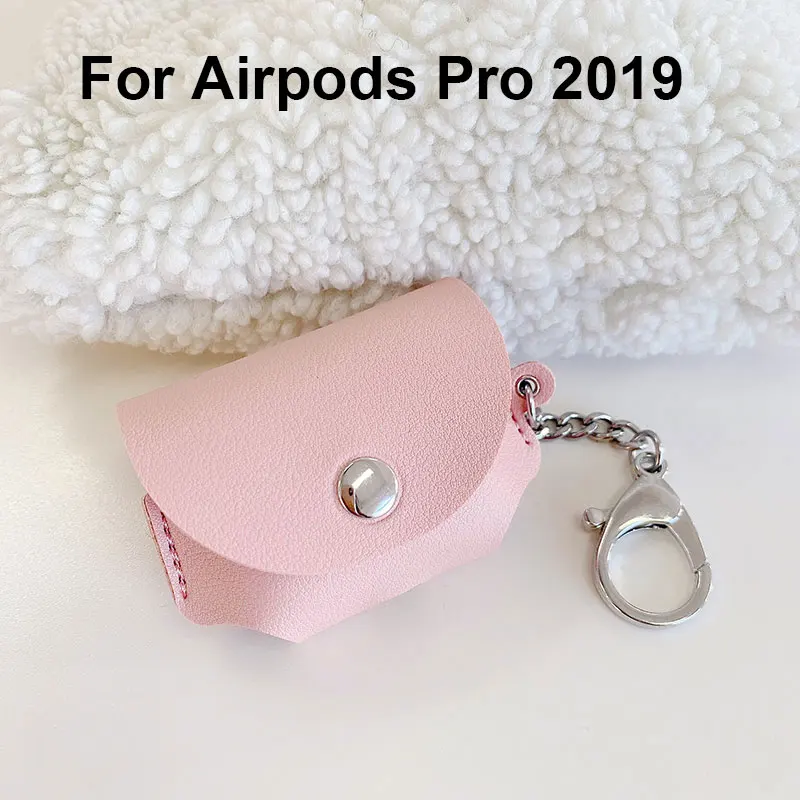 Кожаный чехол для Apple Airpods Pro 3 2 1 Air Pods Airpod Pro, противоударный защитный чехол, милые наушники, аксессуары для наушников - Цвет: For Airpods Pro