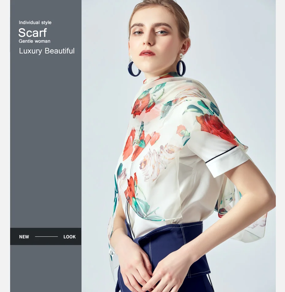 floral scarf