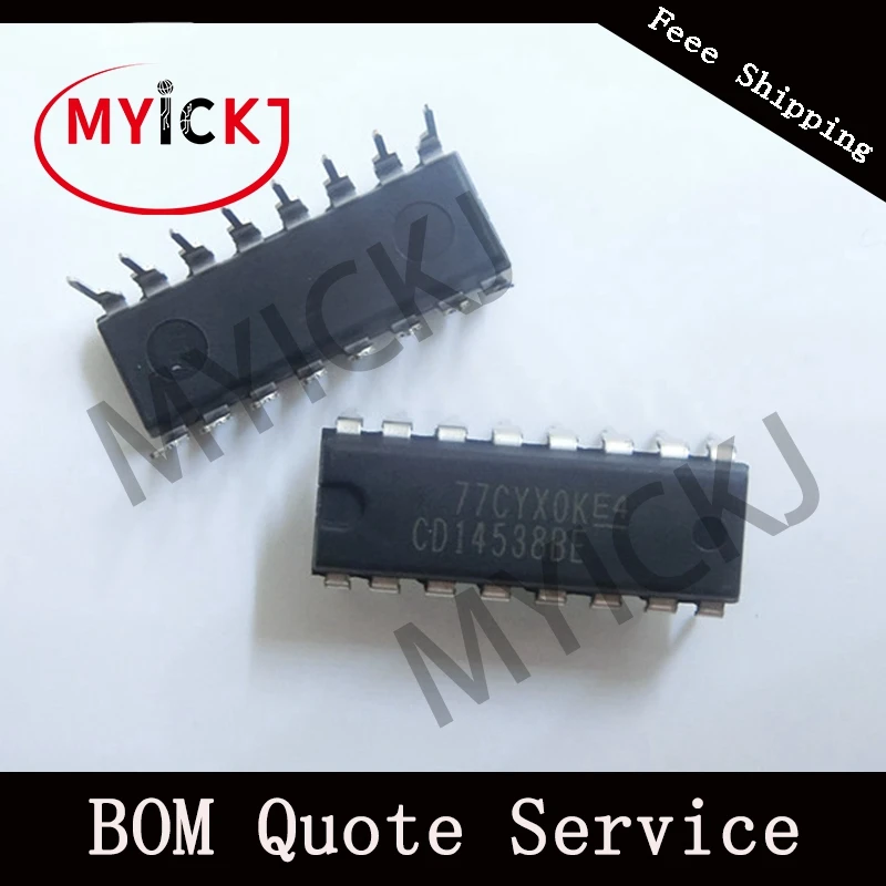10 шт. CD14538BE CMOS двойной точности моностабильный мультивибратор IC чип DIP16