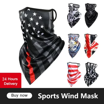 

Floral Print Scarf Neck Cover Face Mask Cycling Balaclava Bandana Cap Camping Hunting Running Mouth Cap Bicycle Mascaras Masque