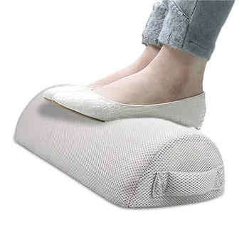 

Footrest Pillow High Rebounding Foam Foot Rest Cushion Resting Pillow Under Desk For Office Home Travel Non-Slip Foot Pad