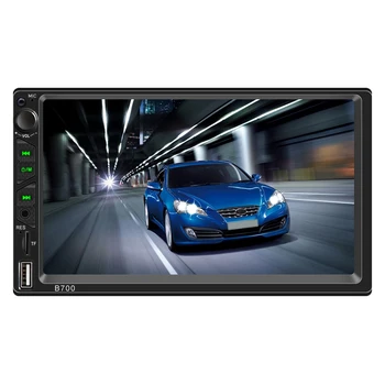 

New 2 Din Car Radio 7 Inch Bluetooth Stereo Multimedia Player Radio MP3 MP5 Capacitive Press Screen Auto Radio Support Rear View