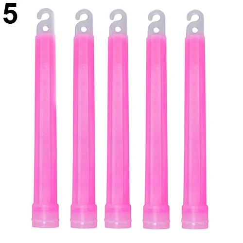 Barras de luz fluorescentes de Grado Industrial, barra de luz de 6 pulgadas  para fiesta, Camping, luces de emergencia, químico brillante para pesca, 10  unidades