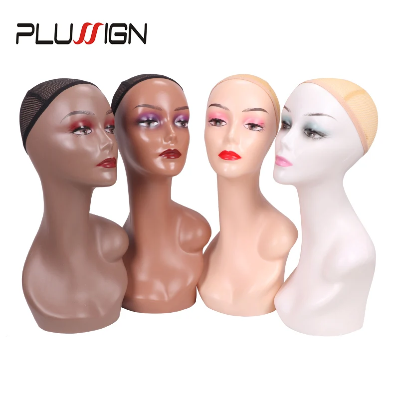 PlussignMannequinHeadForWig6PcsBoxWholesaleDollHeadsDummy