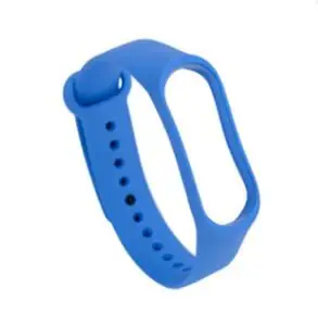 Aristocratic blue Mi Band 4 3 ремешок силиконовый браслет для Xiaomi mi Band 3 черный красный браслет смарт-браслет аксессуары ремешок и для mi Band 3 - Цвет: Aristocratic blue