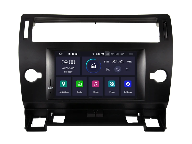 WITSON Android 9,0 4+ 64G Автомобильный dvd-плеер gps для CITROEN C4 4 черный и серебристый цвет 2004-2012 gps-навигатор автомобильный Радио Аудио