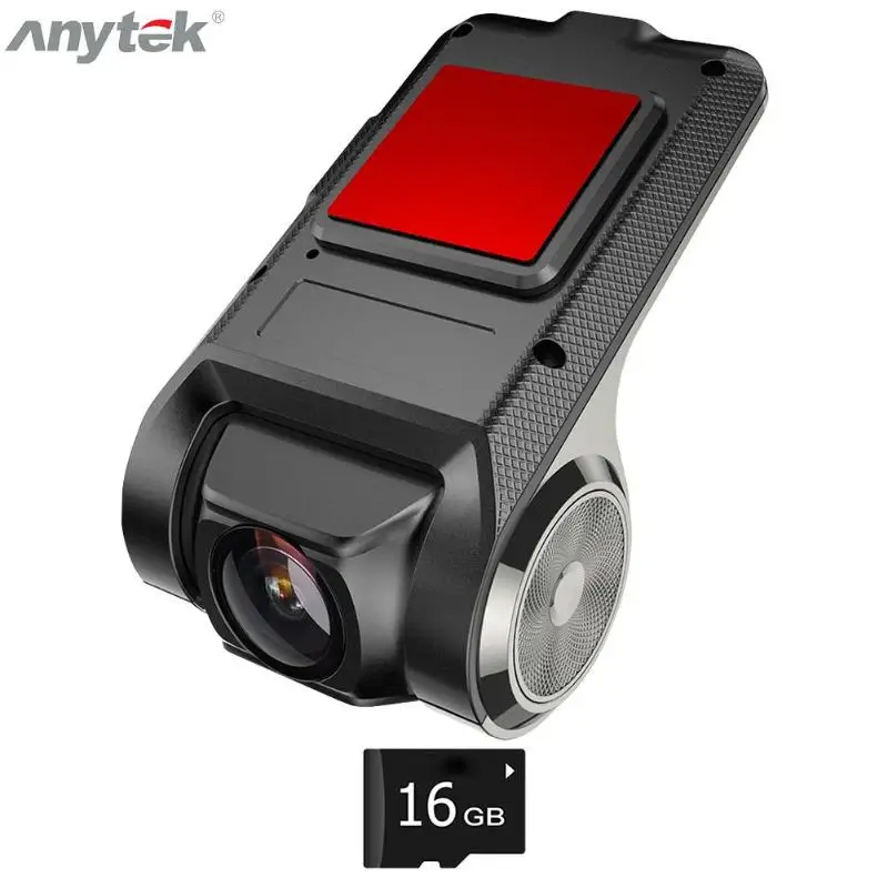 Anytek X28 Full HD 1080P автомобильная dvr камера WiFi ADAS 150 градусов объектив Dashcam рекордер+ 16 гб TF карта