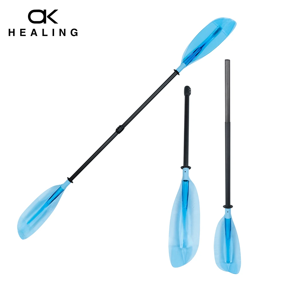 Лопатка для Каяка прозрачная однотонная Надувное весло серфинга двухсекционное