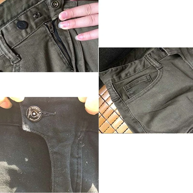 S M L XL XXL XXXL verde militare nuovi pantaloni moto rcycle uomo Moto jeans  tessile moto rcycle