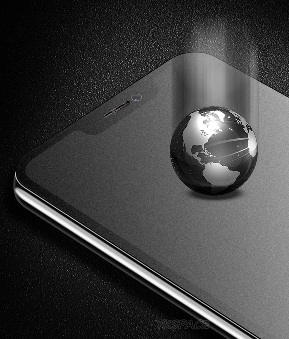 Матовая защитная пленка для экрана для iPhone X, XR, XS, 11 Pro, Max, 6, 6 S, 7, 8 Plus, 9 H, закаленное стекло, защита от синего излучения, без отпечатков пальцев