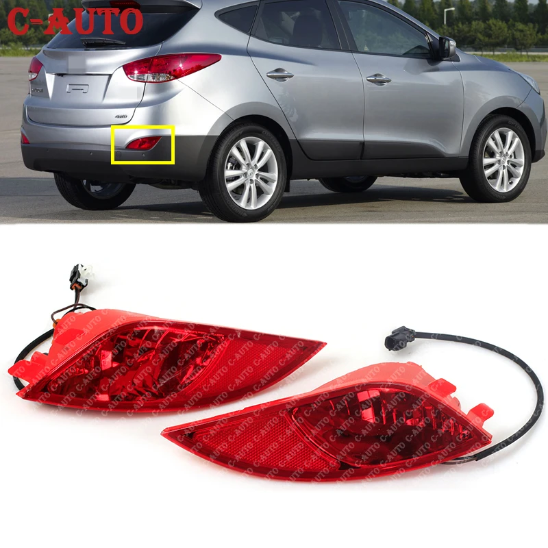 Para Hyundai IX35 2010 2011 2012 2013 2014 2015 Parachoques trasero Luz de freno Luz trasera Luz de freno Luz antiniebla con bombilla 92405-2Z300