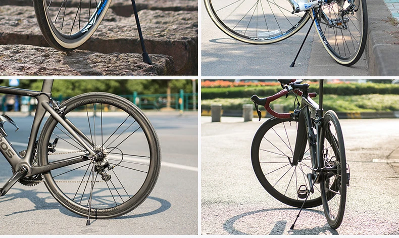 Велосипед ROCKBROS Kickstand Quick Release велосипедная ножная поддержка MTB дорожный велосипед углеродное волокно складной парковочный стеллаж велосипедная подставка