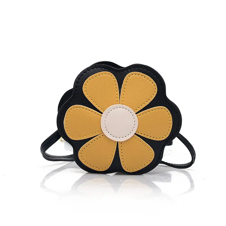 Кошелек сумка-кошелек из искусственной кожи для девочек; Детская сумка на одно плечо; маленький кошелек для монет; Кошелек для мелочей; детская сумка; кошелек для младенцев - Цвет: Цвет: желтый