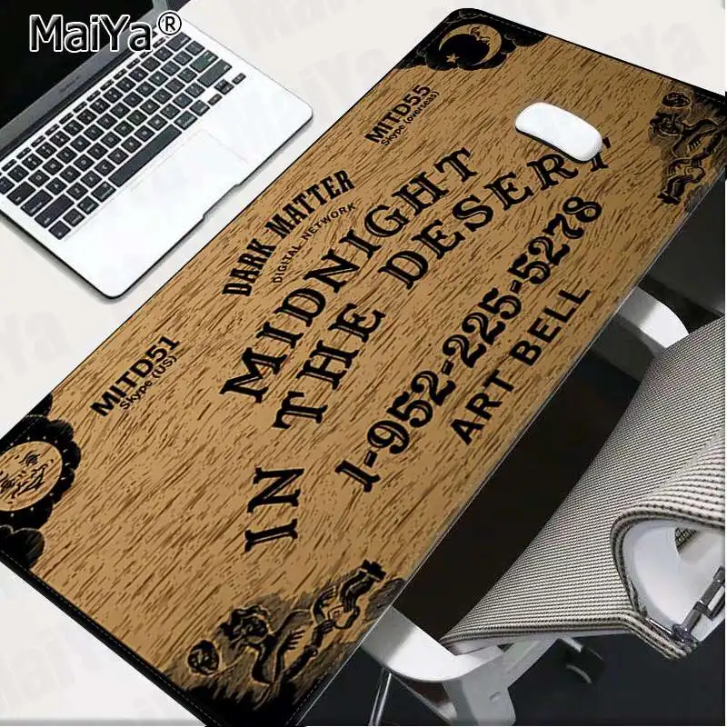 Maiya новая доска ouija(1) запирающий край коврик для мыши игровой резиновый ПК компьютерный игровой коврик для мыши - Цвет: Lock Edge 30x80cm