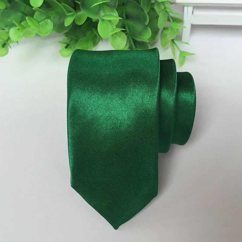 Necktie Мужские жаккардовые тканые одноцветные Свадебные банкетные вечерние галстуки, обтягивающие галстуки из полиэстера 5 см, шелковые атласные деловые галстуки - Цвет: Necktie